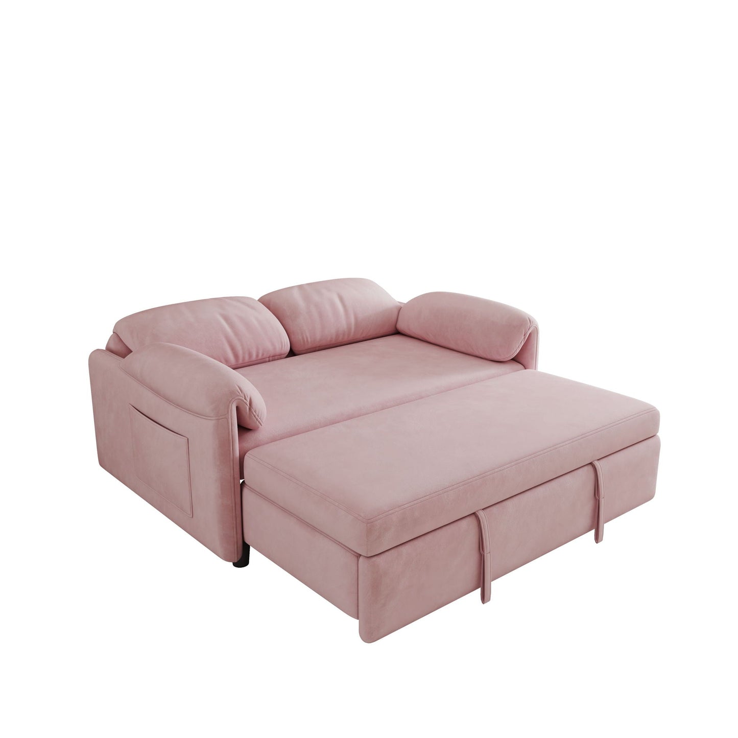 Sofa, Dual Purpose Lounge With Retractable Queen Size Bed