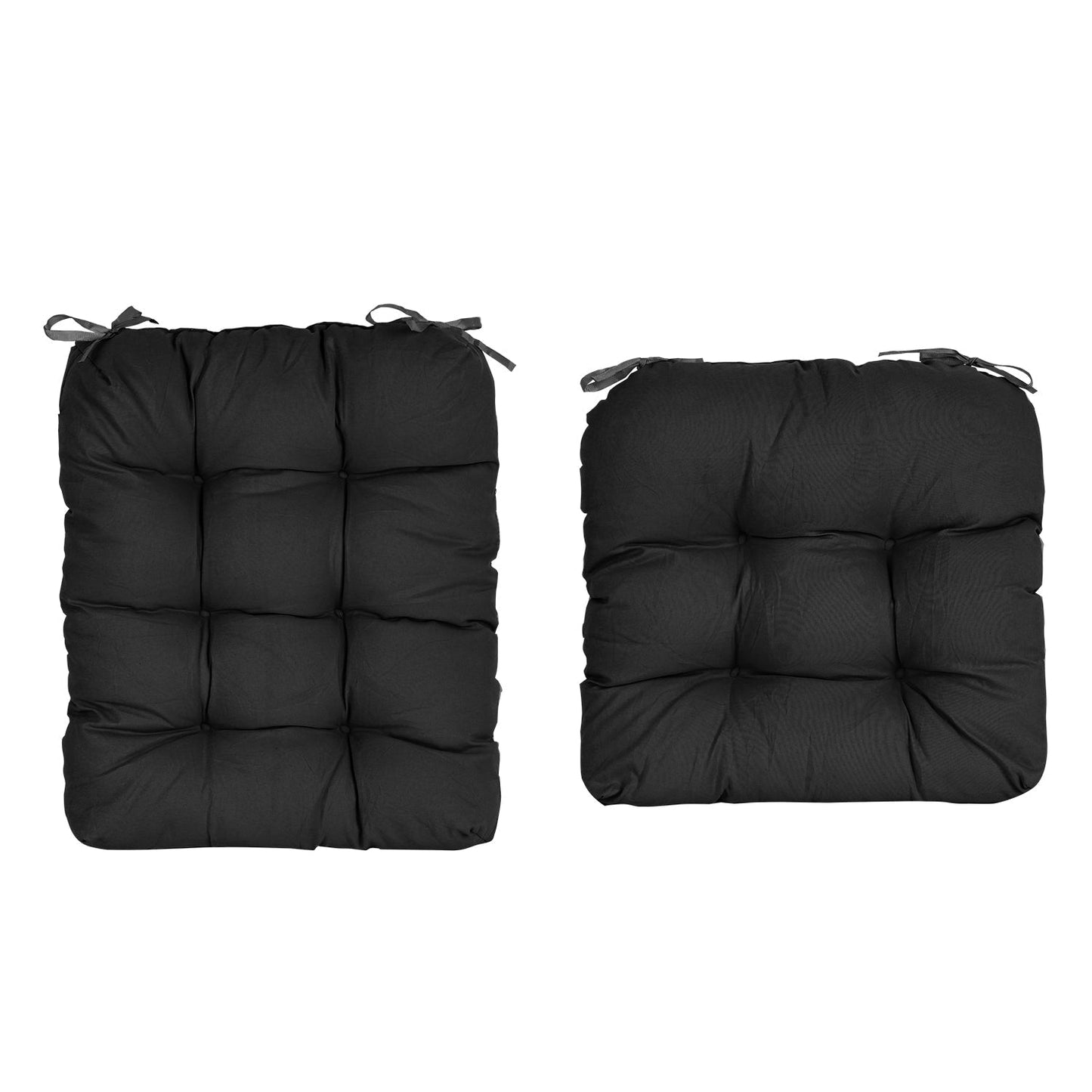 Rocking Chair Cushion 2 Pieces Back Seat Sets with Non-Slip Ties Polyester Fiber Filling _x000B__x000B_Comfortable for Indoor Home Office Car