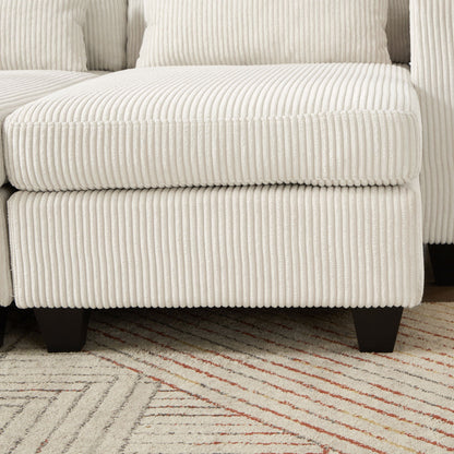Convertible Chaise Lounge Sofa Chair With USB Ports, Cup Holders, Phone Holder And Storage