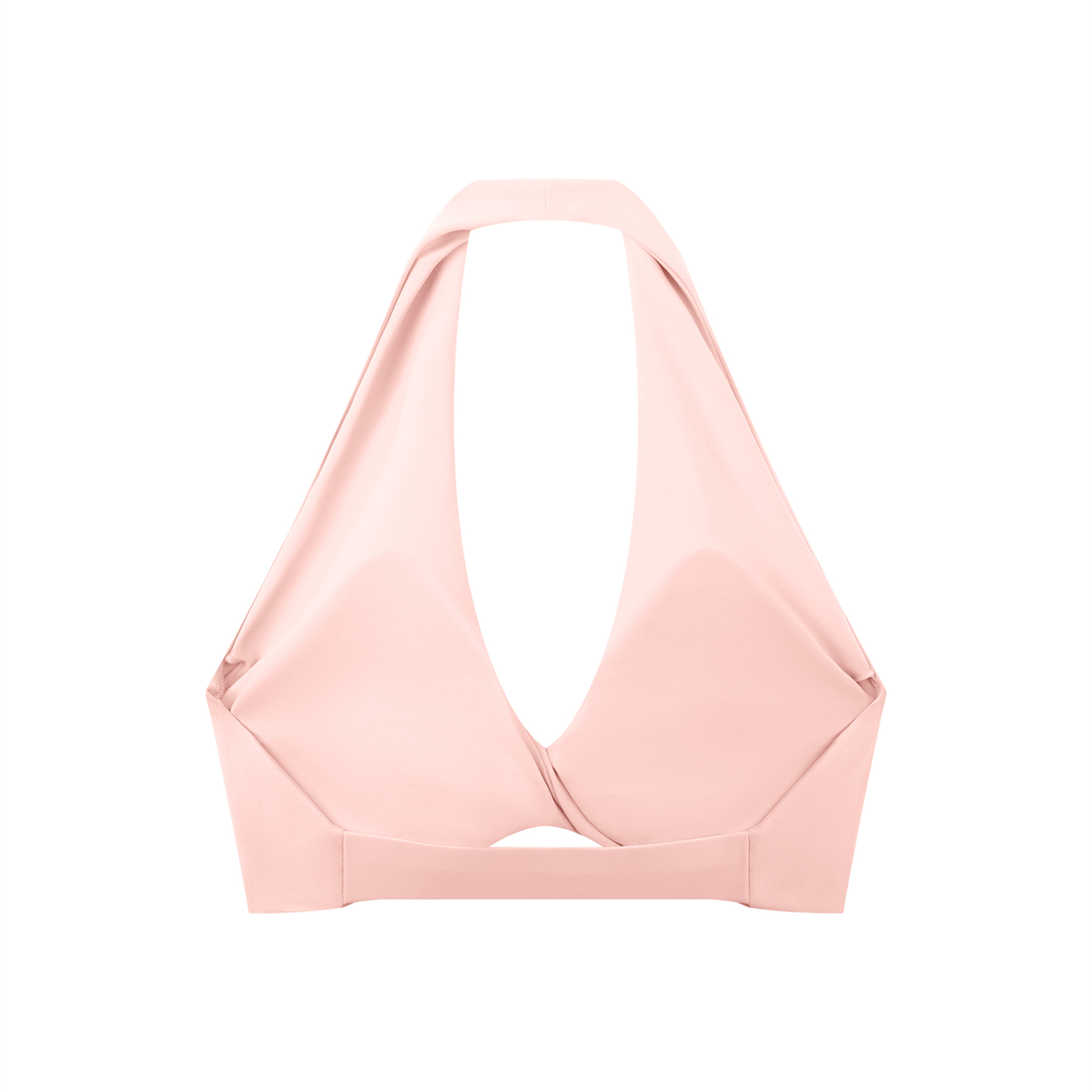Loki & Ivy Women's Pleated Halter Sports Bra