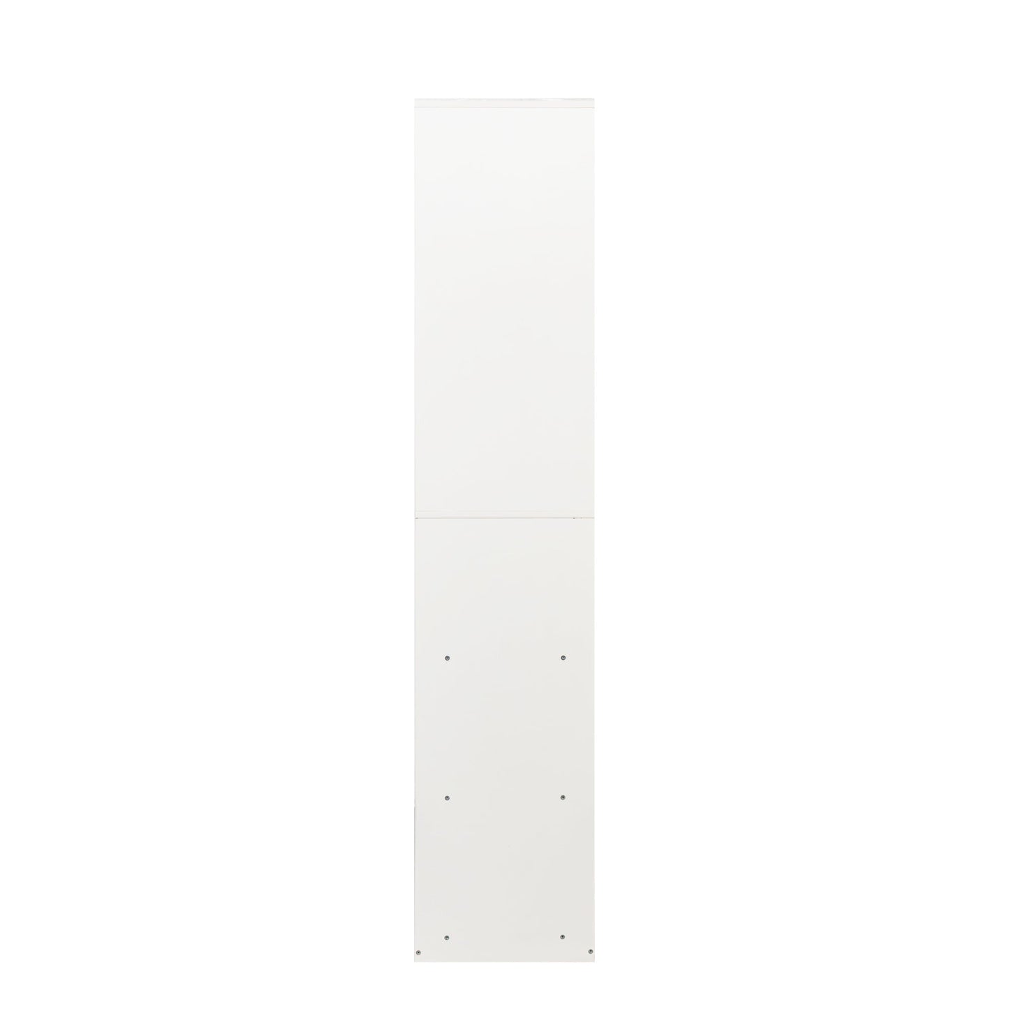 Freestanding Closet System with 6 Open Shelves and 2 Hanging Rods
