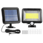 Solar Powered Wall Lights Outdoor 100 LED Beads Motion Sensor Lamp IP65 Waterproof Dusk To Dawn Sensor Light For Front Door Deck