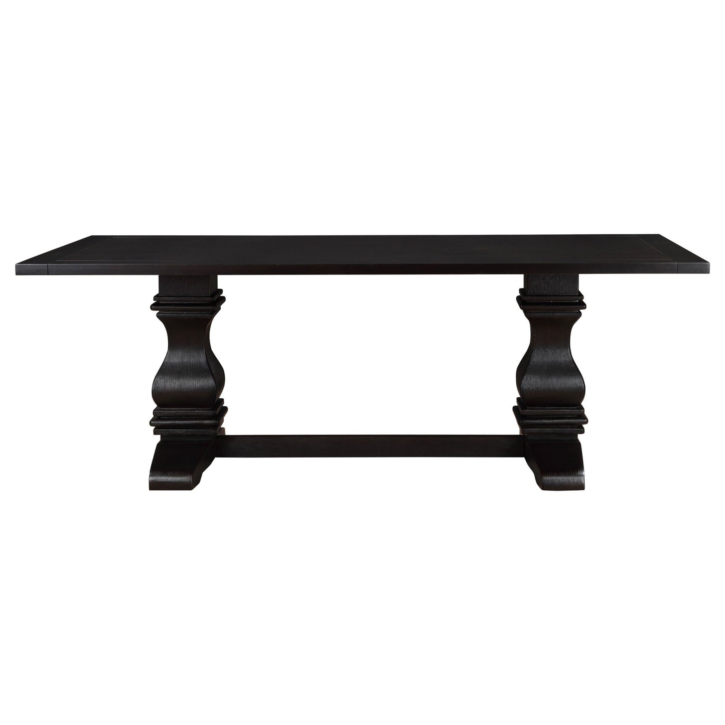 Villeneuve - Rectangular Double Pedestal Dining Table - Rustic