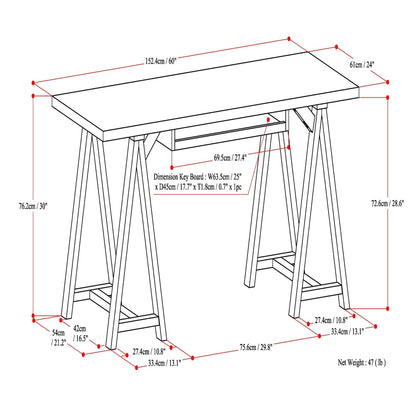 Sawhorse - Handcrafted Desk
