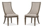 Lancaster - Dining Arm Chair With Upholstered Seat & Back (Set of 2) - Dovetail Gray