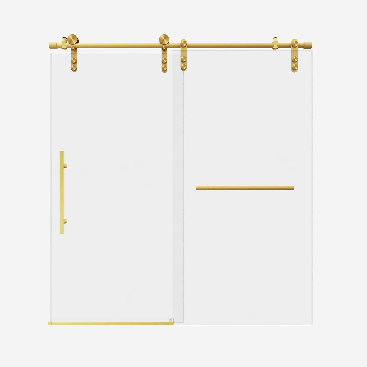 56-60" x 66" Frameless Sliding Bathtub Door