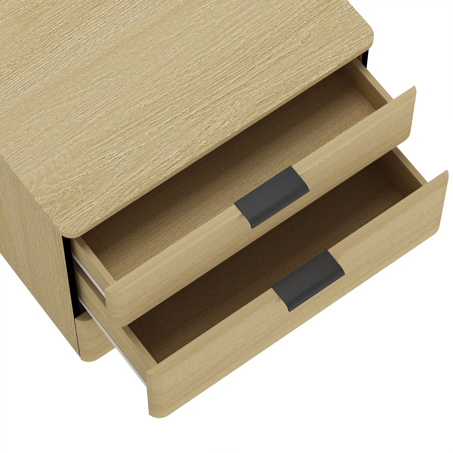Payton - Nightstand & 3 Drawers - Oak