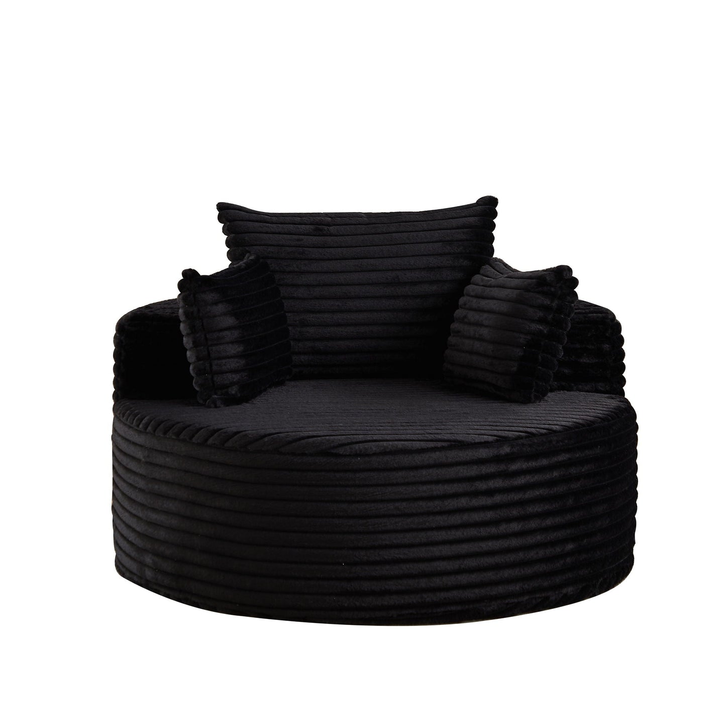 Modern Single Sofa With Backrest Pillow For Living Room