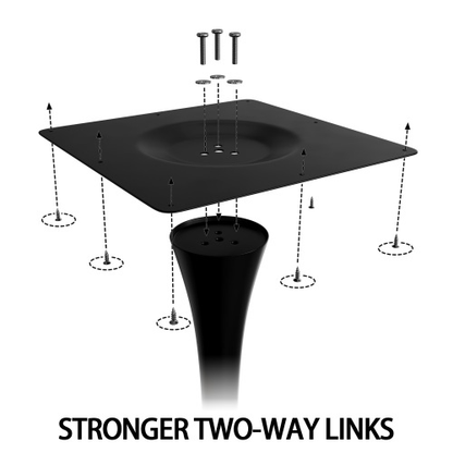 Modern Black Round Table