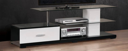 Ivana TV Stand - White / Black
