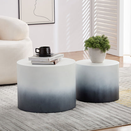 MDF with Ash/Oak/Walnut Veneer Nesting Table Set of 2