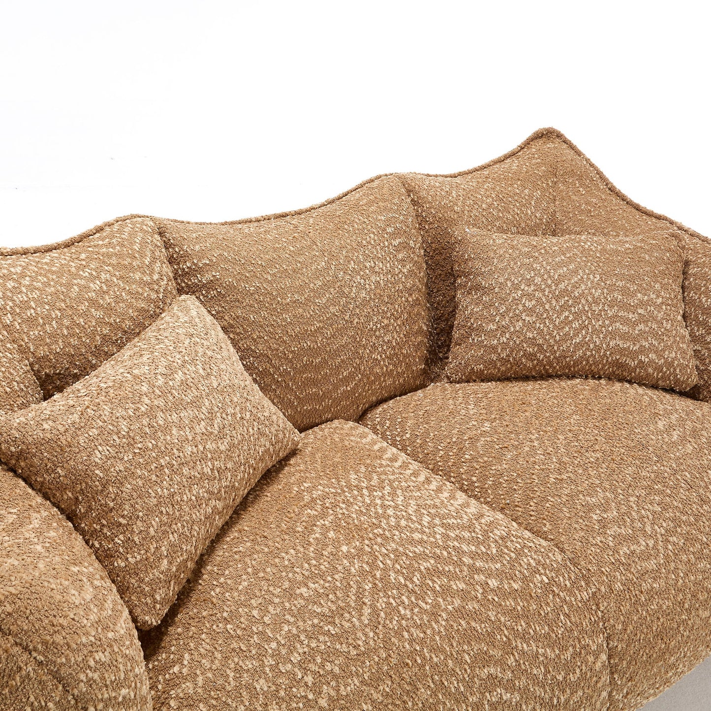 Comfortable Dual Beanbag Chair With High Resilience Foam Core For 2 People