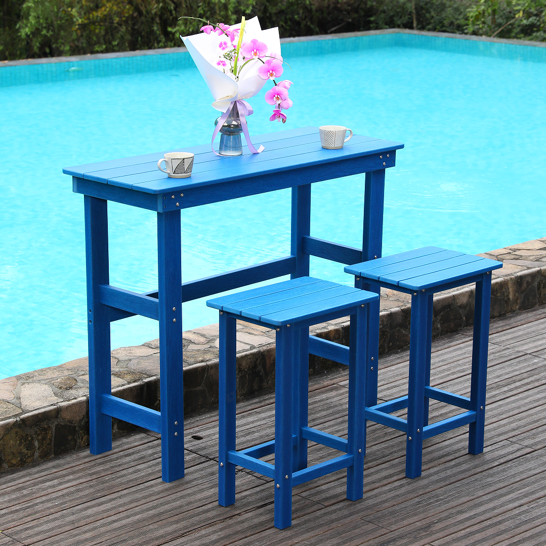 HDPE Outdoor Dining and Bar Chair