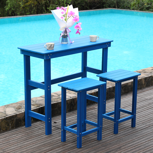 HDPE Outdoor Dining and Bar Chair