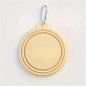 Hanging Dog Pet Folding Silicone Bowl Outdoor Travel Portable Food Water Container Feeding Tray Bowl Macaron Color Pet Supplies