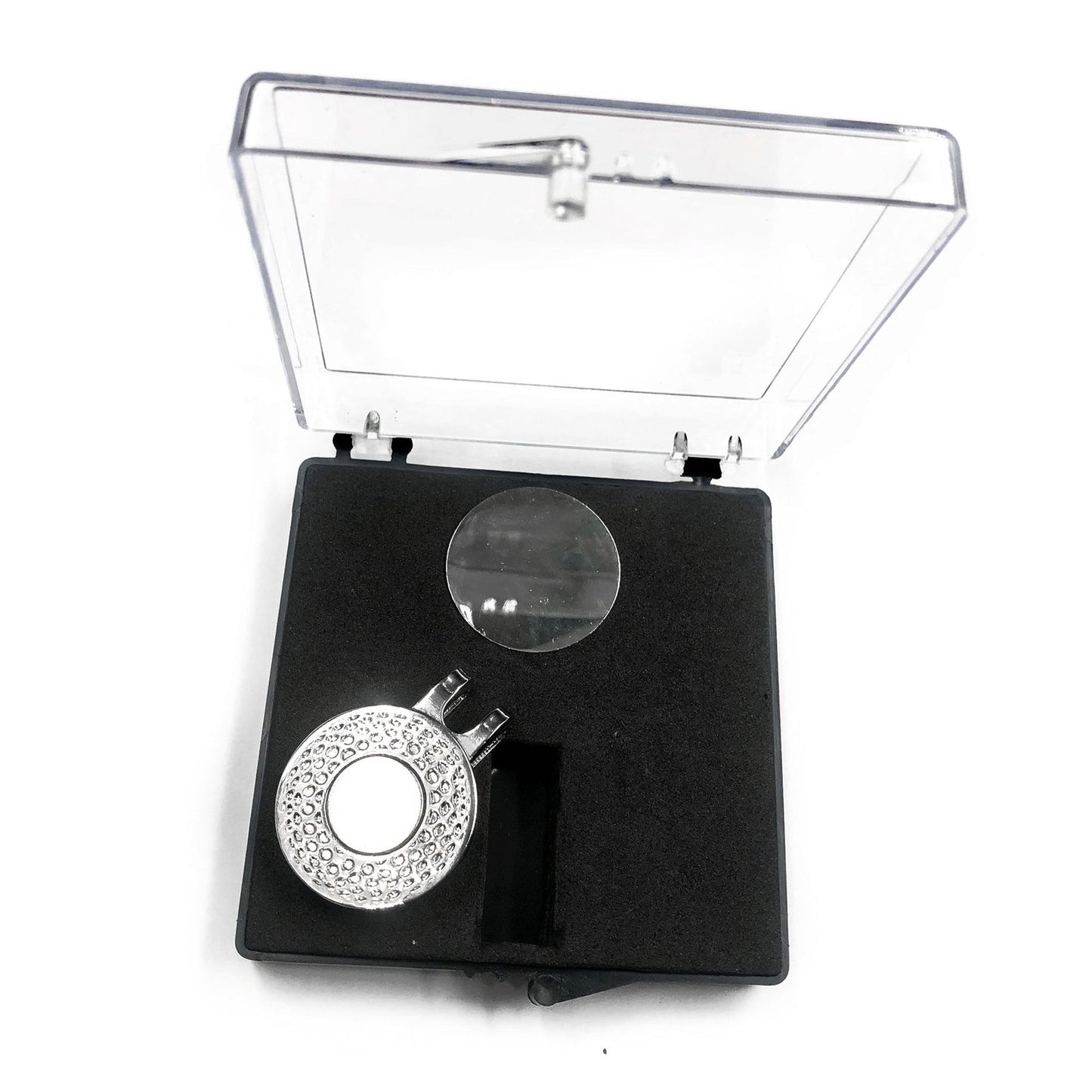 Acrylic Transparent Mark Coin Fork Cap Clip Set Gift Box