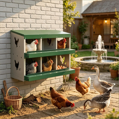 Outdoor Egg Laying Boxes, Metal Nesting Boxes, Chicken Nesting Boxes