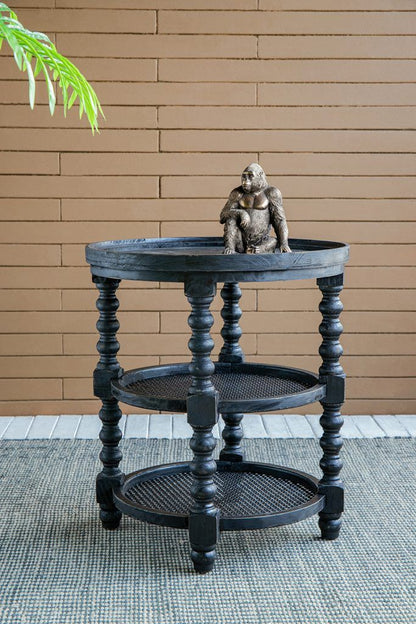 Round 3 Tiered Side Tabel, End Tabel For Lving Room Bedroom Entryway