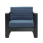 Giovanna Club Chair Set With Aluminum Frame