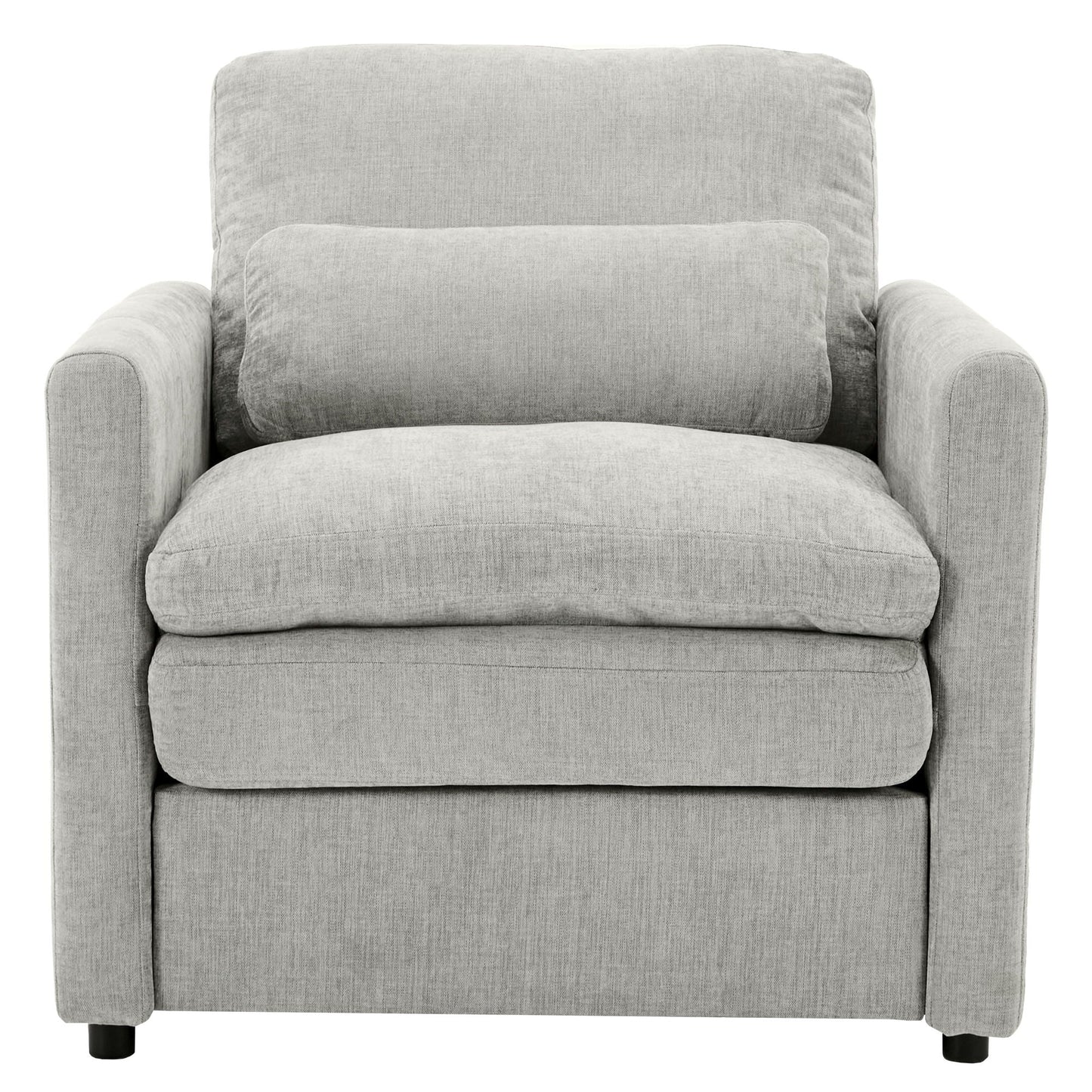Cozy Upholstered Cushion Armchair For Living Room
