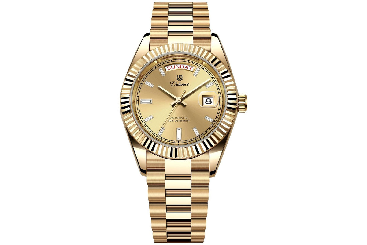 Dual-calendar Automatic Mechanical Mens Watch
