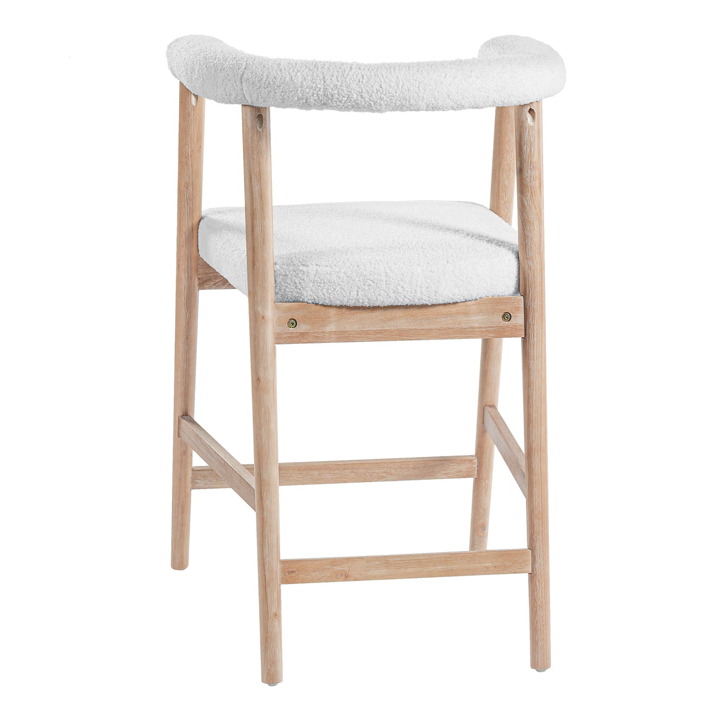 25" Seat Height Bar Stools with Back, Set of 2