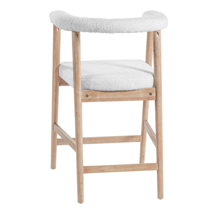25" Seat Height Bar Stools with Back, Set of 2