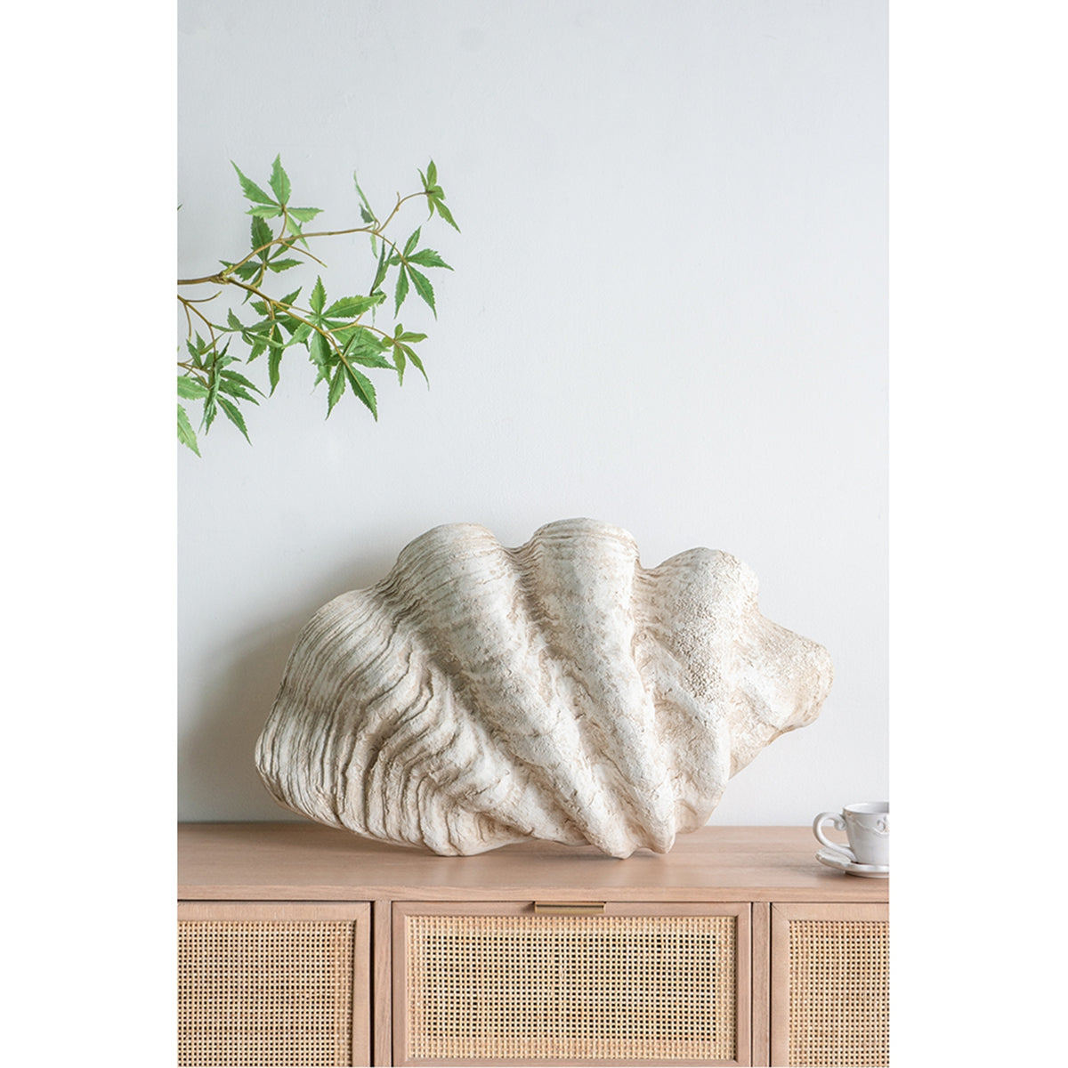 Large Clam Shell Accent 25.3x16.5x8.5"