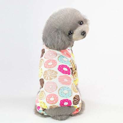Pet Clothes Pajamas Five-color Home Wear