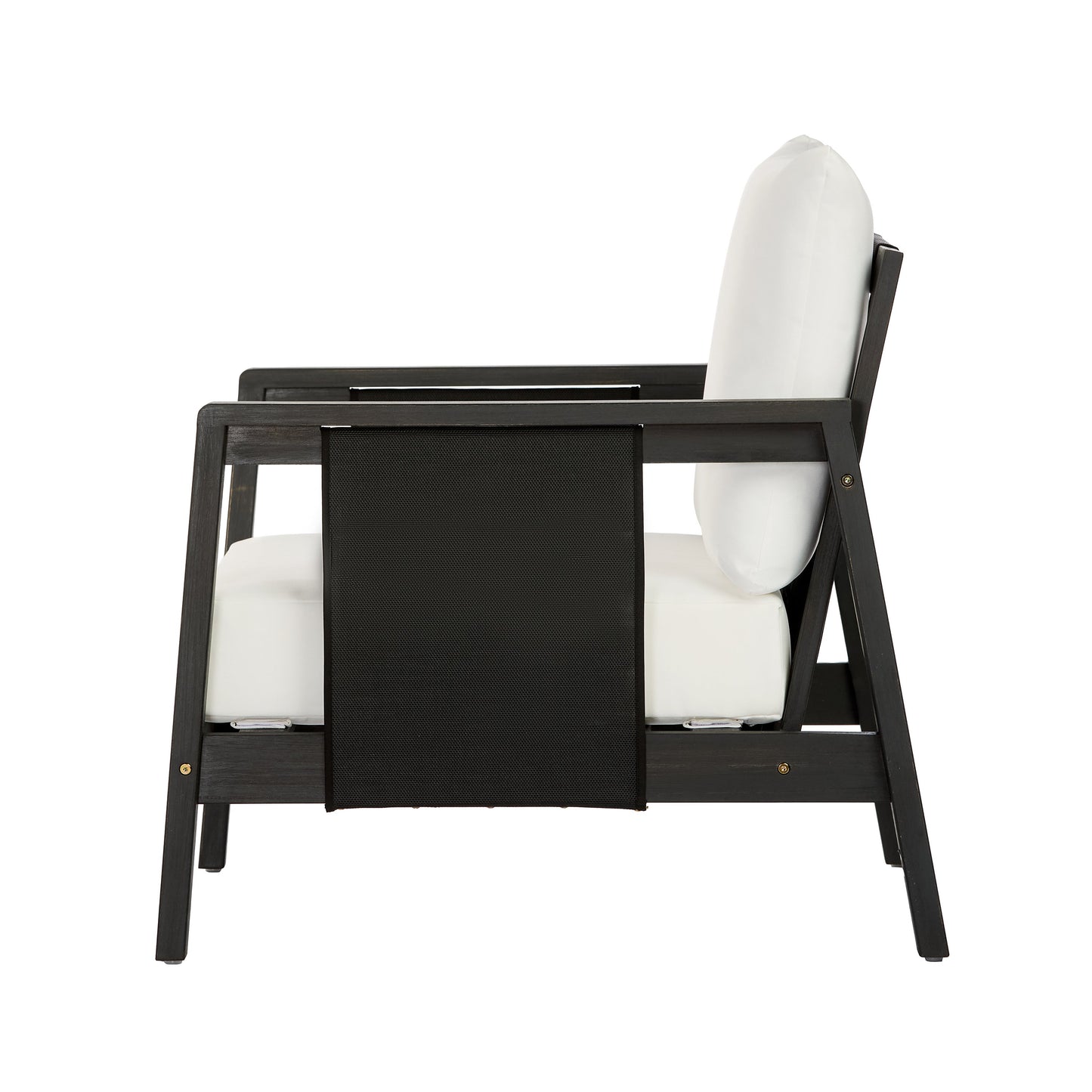 Outdoor Club Chair with Acacia Wood Frame