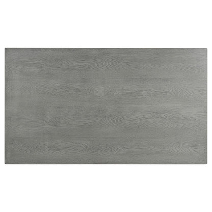 55.1" Wood Coffee Table with Storage Shelves