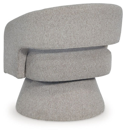 Nashkins - Swivel Accent Chair - Pebble