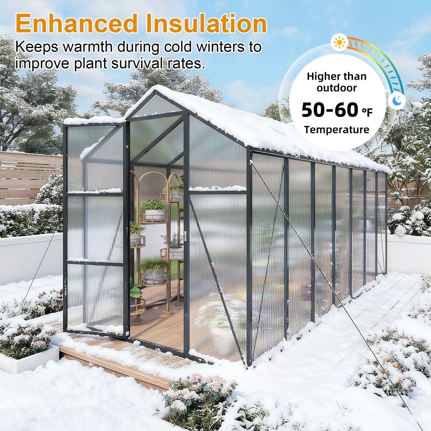 Gain Height Windproof house With Raised Base