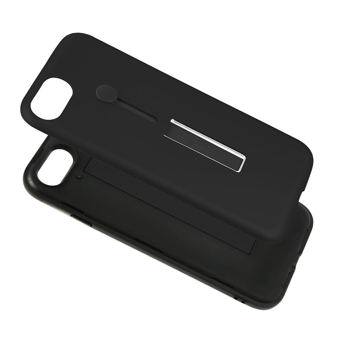 Finger Strap Phone Case for iPhone  8 Drop-prot ection Finger Ring Rugged Phone Case with Kickstand Dual Layer Case