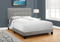 Bed, Upholstered, Frame Only, Transitional