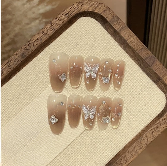 1034- Handmade press on nails fake nails removable