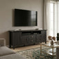 Redmond - TV Media Stand - Hickory Brown