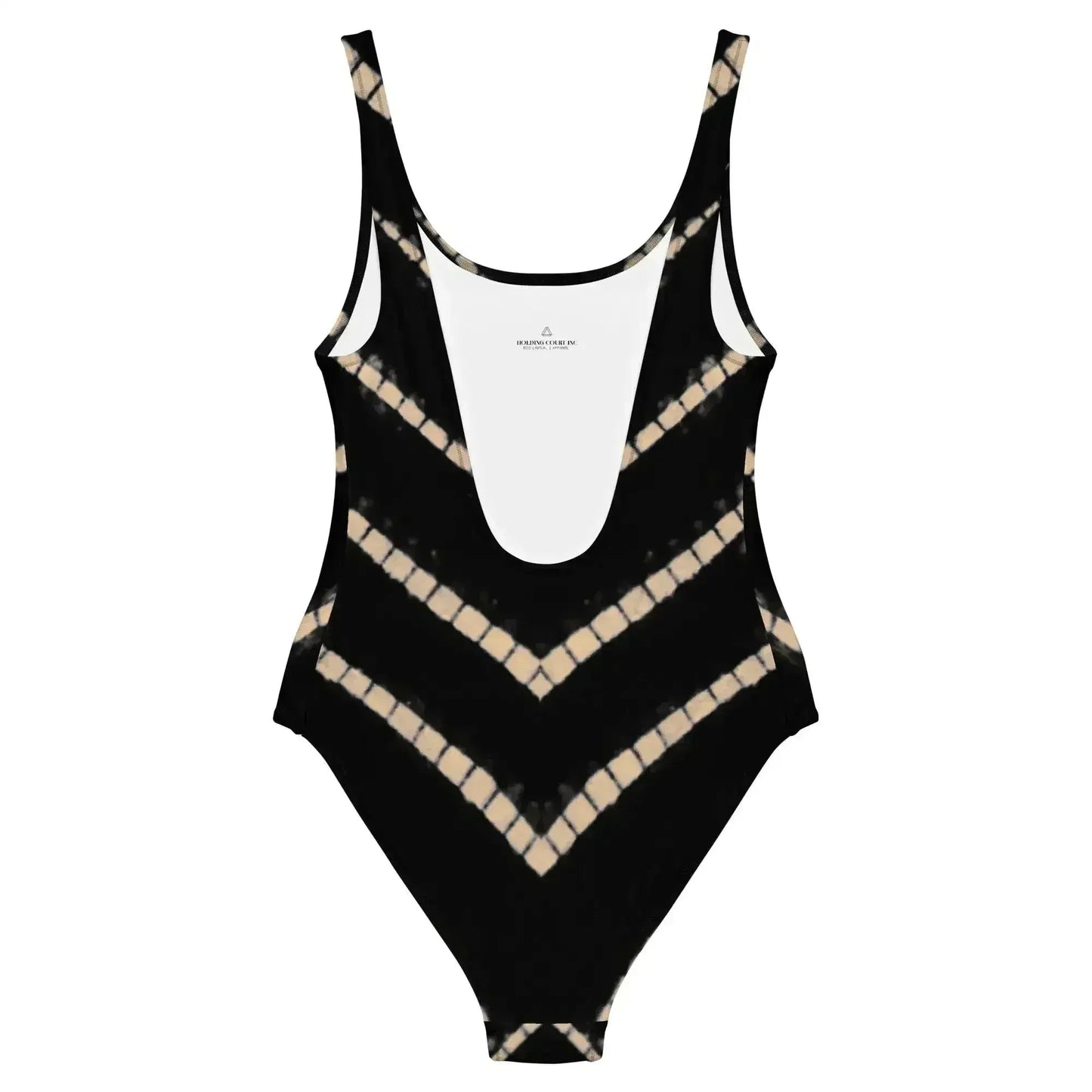 Lyra One Piece Swimsuit in Black Shibori