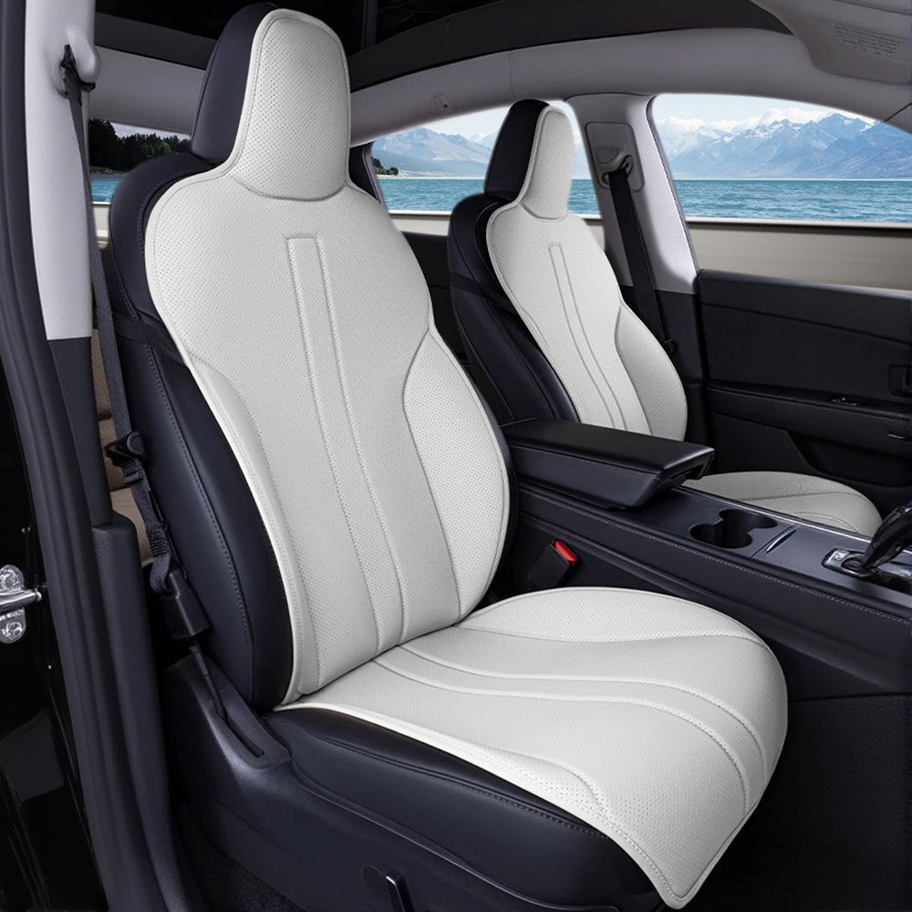 All Season Nappa Leather Seat Cover for Tesla Model 3/Y