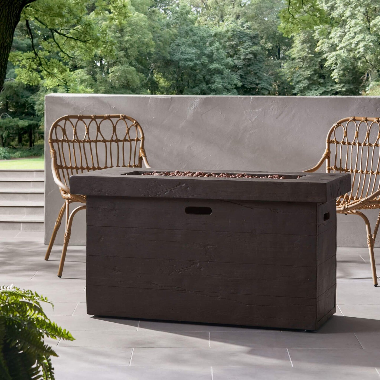 Alora Luxury 45-Inch 50K BTU Rectangular MGO LP Fire Pit (SAK63874)