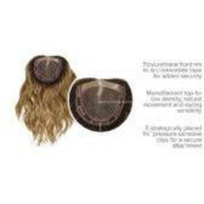 Raquel Welch Alpha Wave 16" Top Piece Hair Topper Hairpiece