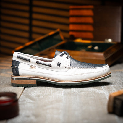 Amalfi Navy / White