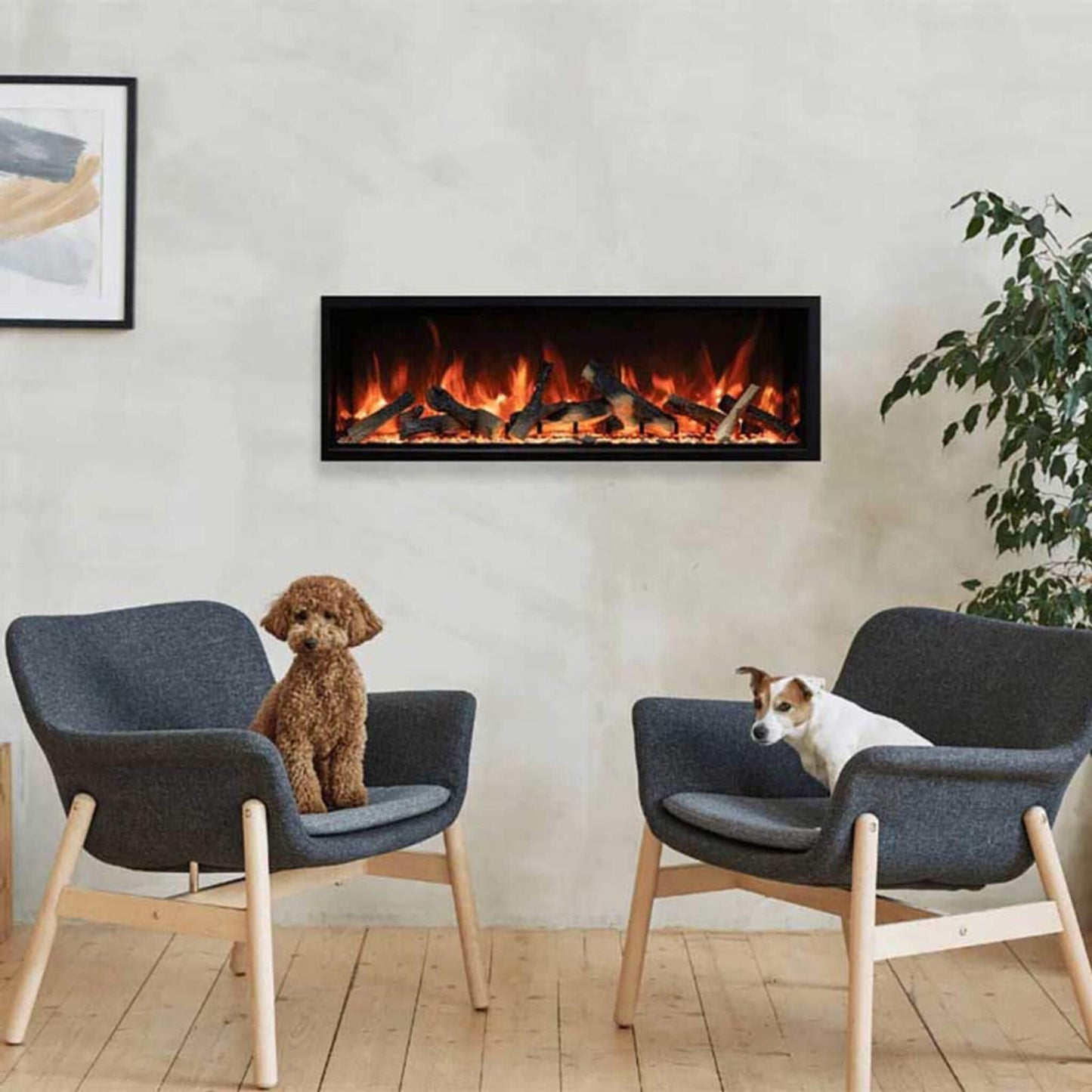 Amantii Symmetry Bespoke XT 60-Inch Smart Electric Fireplace [SYM-60-XT-BESPOKE] (SAK46298)