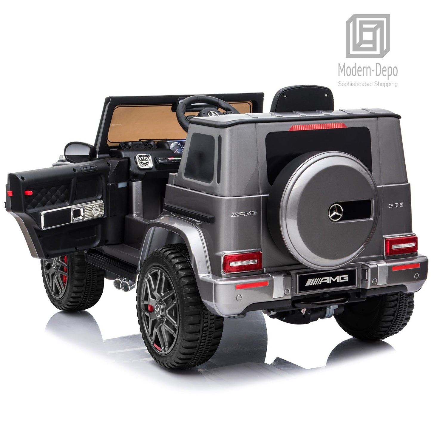 AMG G63 Licensed Ride On Car with Remote Control and Music - 12V SUV Toy by Mercedes Benz