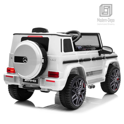 AMG G63 Licensed Ride On Car with Remote Control and Music - 12V SUV Toy by Mercedes Benz