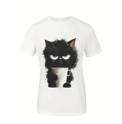 Animal Print Loose-Fit T-Shirt - # BOAA13510037