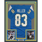 Framed Autographed/Signed Anthony Miller 35x39 San Diego Los Angeles LA Powder Blue Football Jersey JSA COA