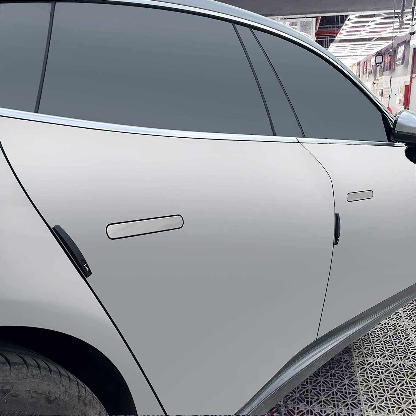 Rubber Door Edge Guards for Tesla | Universal Fit | 3M Adhesive | Heat & Cold Resistant