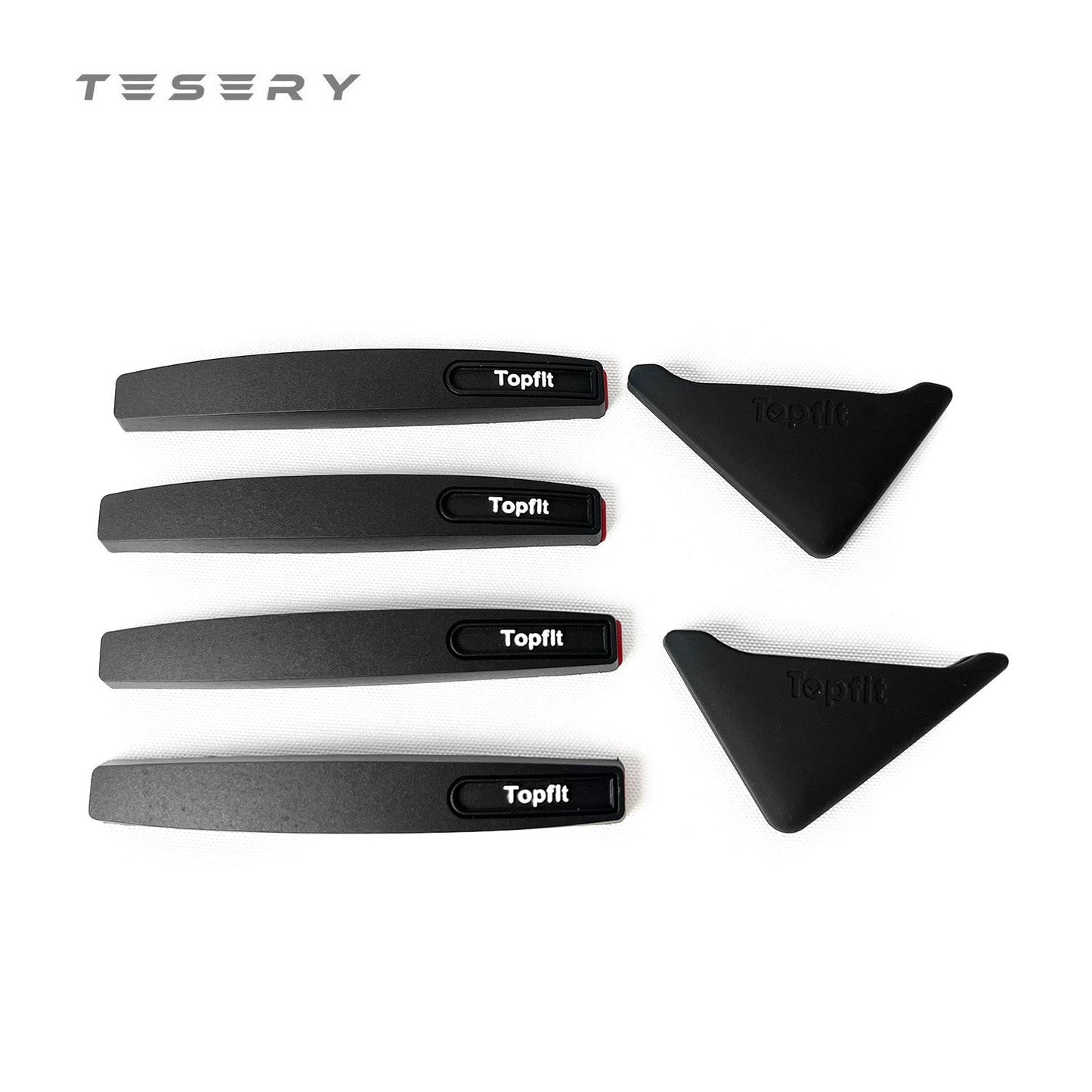 Rubber Door Edge Guards for Tesla | Universal Fit | 3M Adhesive | Heat & Cold Resistant