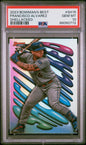 Graded 2023 Topps Bowmans Best Francisco Alvarez #SH15 Shellacked Rookie RC Baseball Card PSA 10 Gem Mint
